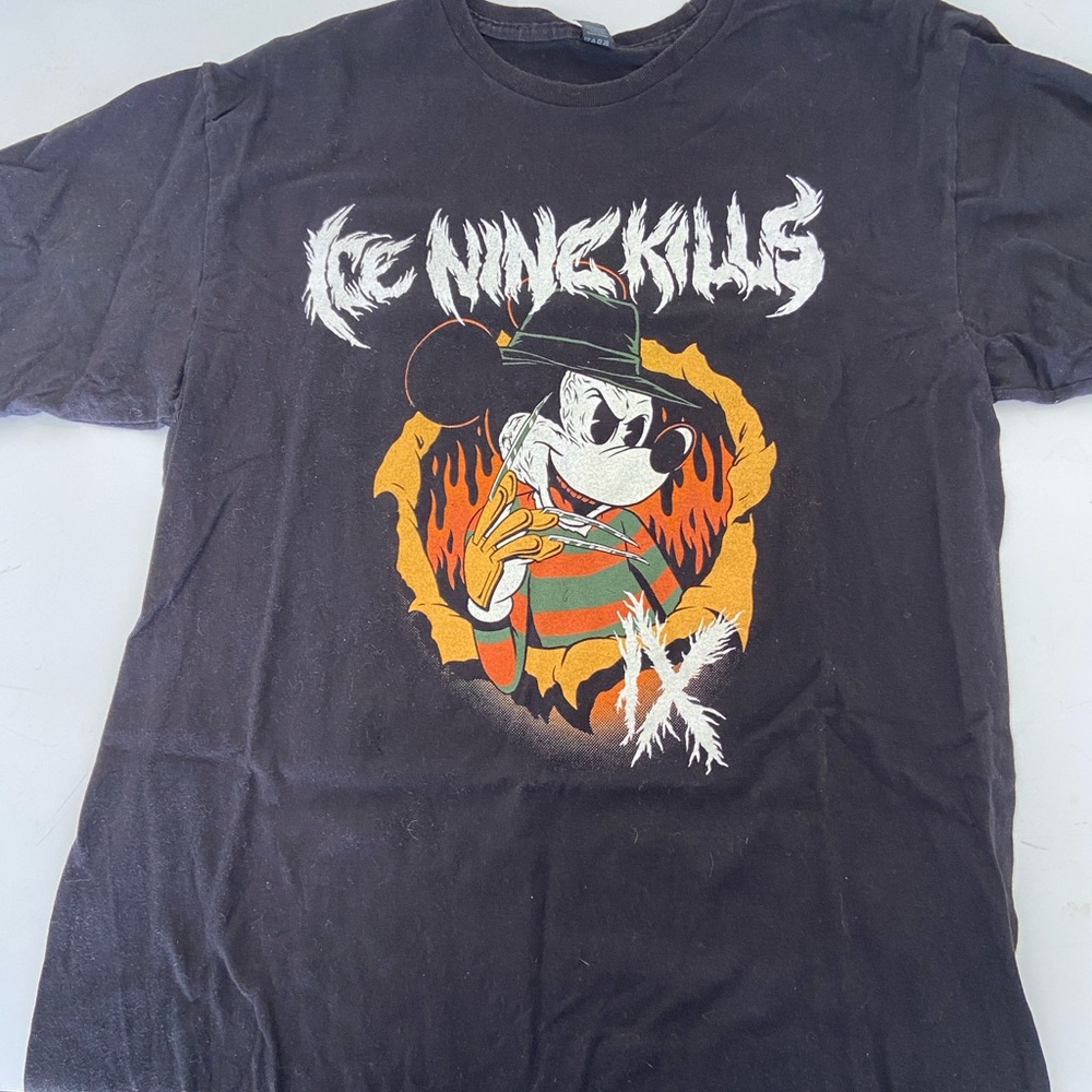 Ice Nine Kills Freddy Krueger Mickey Mouse Tour 2019 size Large